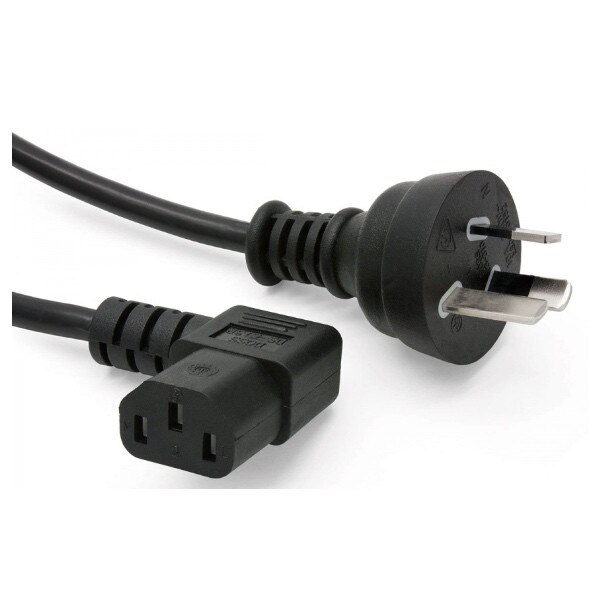 1.8m Power Cord with Australian Plug to Right Angle Kettle Plug IEC-C13