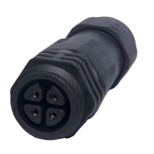 Connector Source Control Power Source WC19-C-4F-SC1 Low Voltage Connector 4 Way Female 6-11.5mm ...
